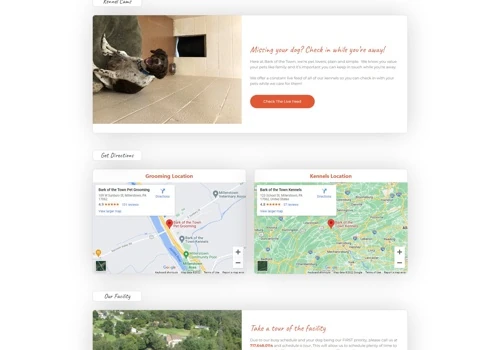 Dog Groomer Website