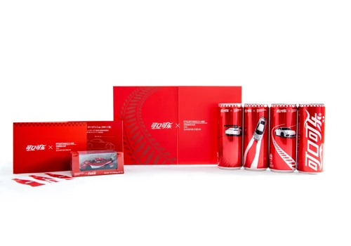 Coca-Cola x Porsche Co-branding Packaging Design