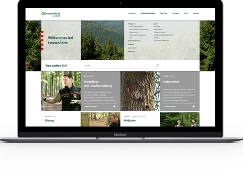 HessenForst Website Relaunch