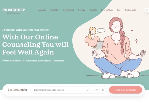 UX Design For The German Online Counceling Platform