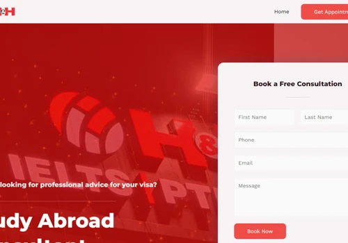 Immigration Website Design