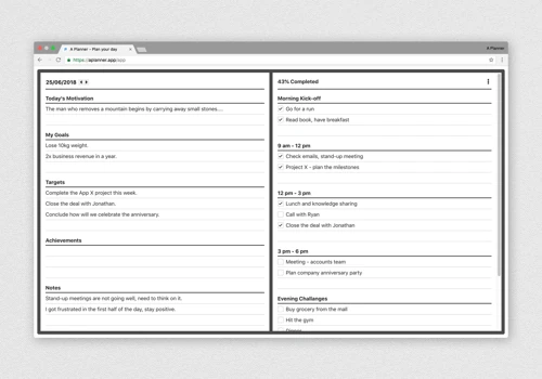 A Planner App
