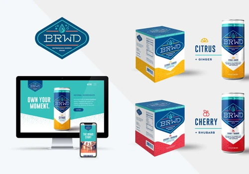 BRWD: Complete Brand Design & Development for BRWD Refreshing Energy.