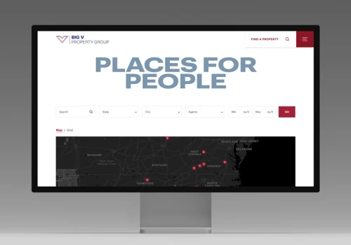 Big V Property Group Website Redesign