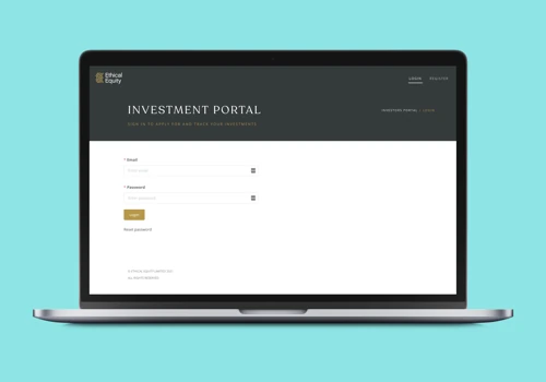 Customer Portal For Ethical Investment Platform
