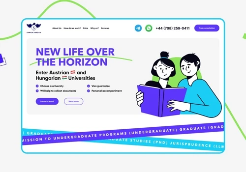 Webflow Website Design for Education Services Comp