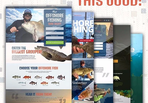 AnoLogix Web Design for Fishing Charter Captains