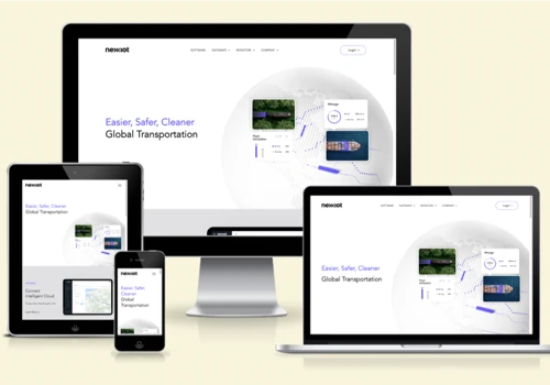 Nexxiot website development