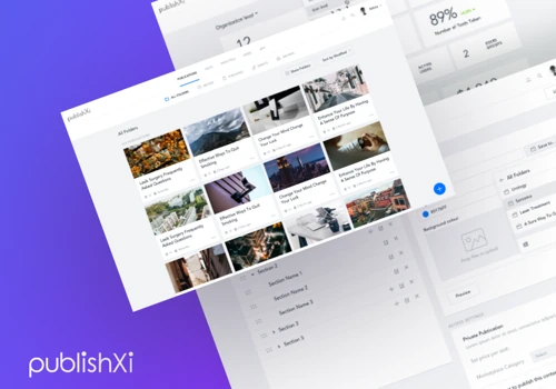 Publish XI – Web and mobile app design for a corporate learning management system
