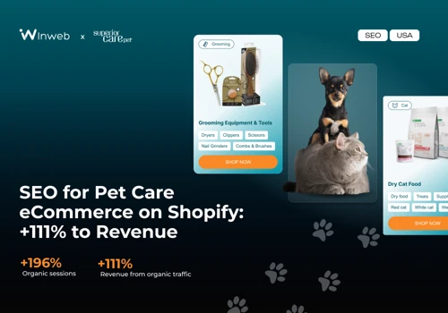 SEO for Pet Care eCommerce on Shopify: +111% to re