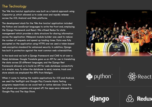 We Are Invictus Case Study