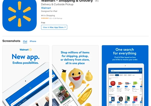 Developmend and Improvement of Walmart Ecommerce