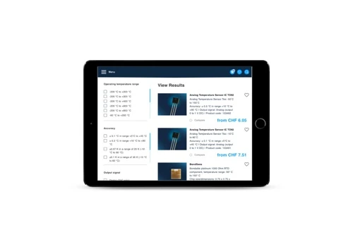 Web-platform/ Shop for international Swiss company