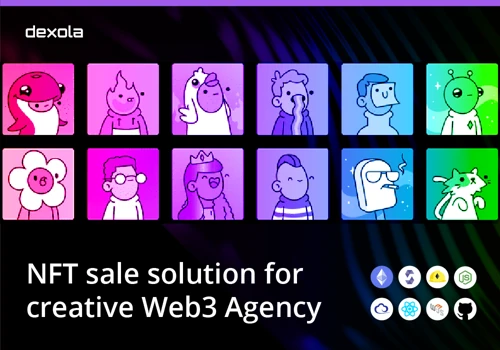 NFT sale solution for creative Web3 Agency