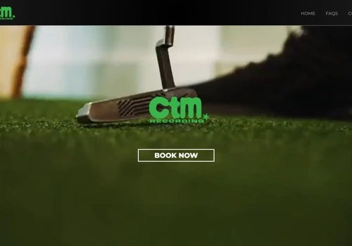 CTM Recording Studio Website Design and Developmen