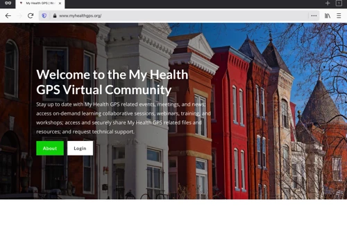 City of Washington DC My Health GPS Project Site