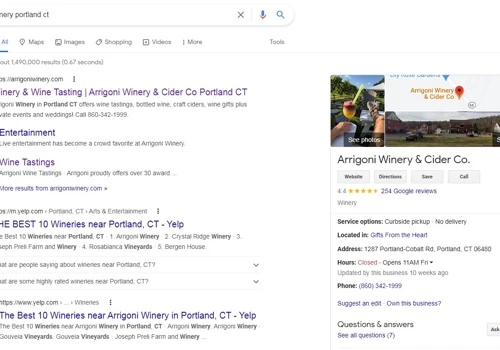 Proud SEO Moment - Beating Yelp