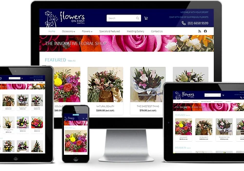 Flowers On First Website