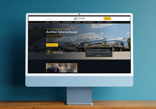 Amthor International - Custom Web Design & SEO
