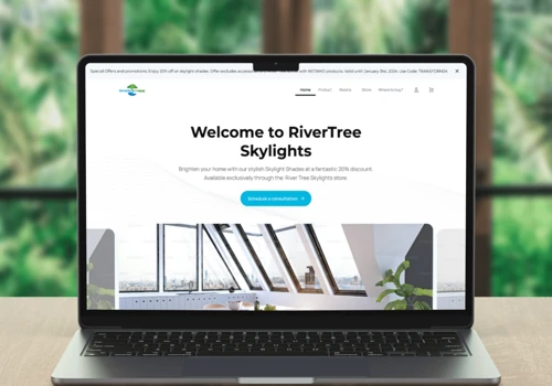 RiverTree Skylights:Branding & Web Design