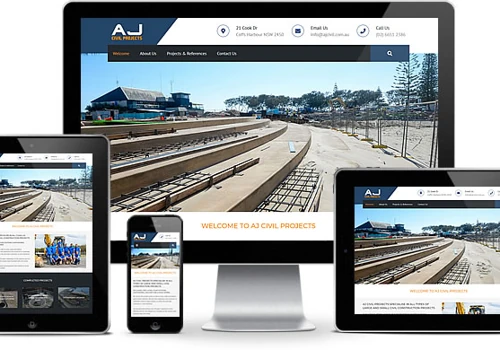 AJ Civil Projects Website