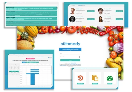 Nutrimedy - One of Its Kind HIPAA Secure TeleNutrition Platform