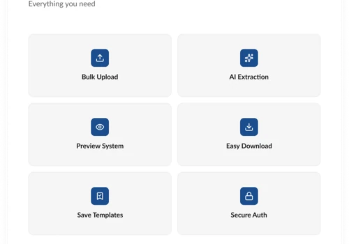 AI Powered Document Processing SaaS Platform