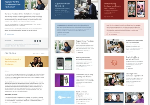 Email Marketing - Facebook for Developers