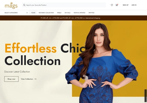 MAGS eCommerce Website Development
