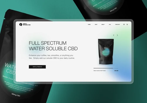 eCommerce UI/UX & Development for CBD Manufacturer