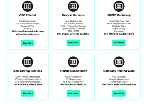 Service Provider Website