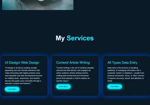 Portfolio Animated Website