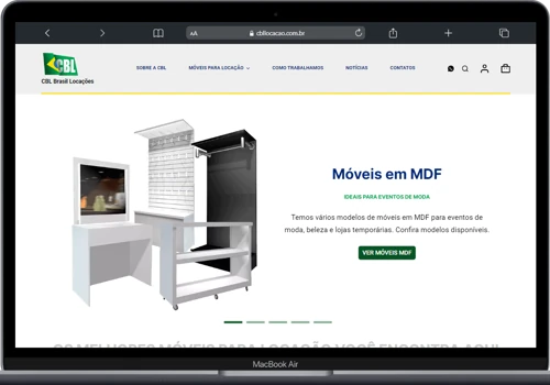 Loja virtual CBL Locações