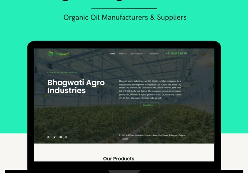 Website Development & SEO for Oil Products.