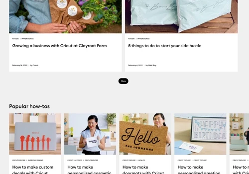 Cricut Blog Redesign