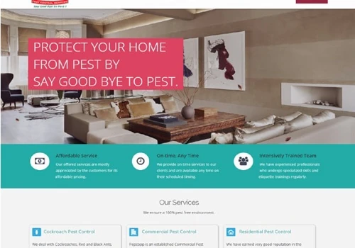 Pepcopp Pest Control - Website Design/ SEO