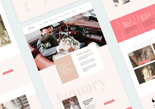 Web design | Wedding agency