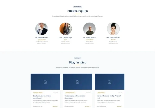 Méndez & Asociados - Law Firm Website