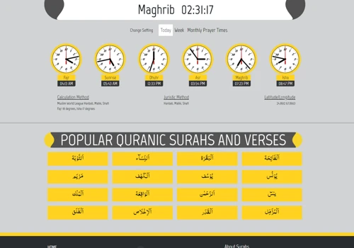 Quran & Prayer Times