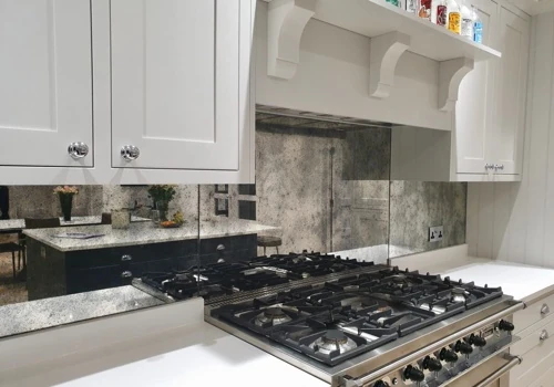 Antique Toughened Mirror Splashback
