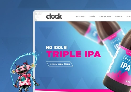 Clock beer