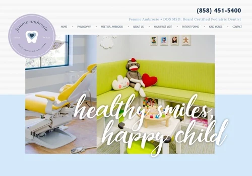 Pediatric Dentist Website