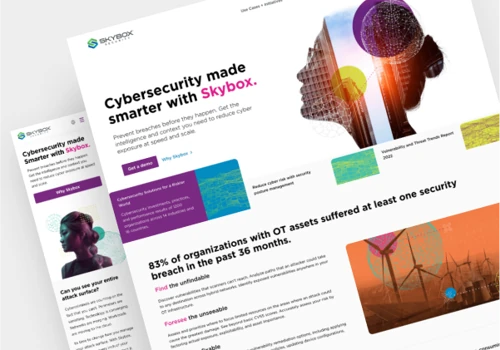 Skybox Security Website Design & Development