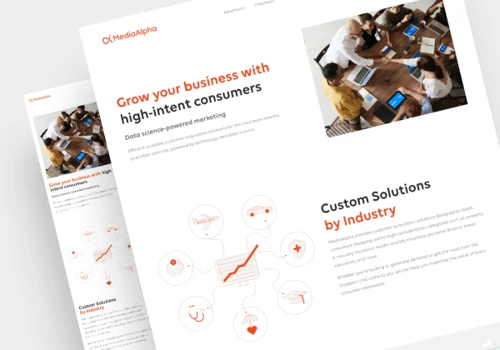MediaAlpha Website Design & Development