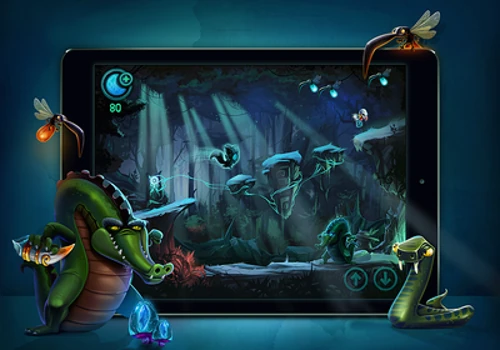 "Raccoo the lunar guardian" game design