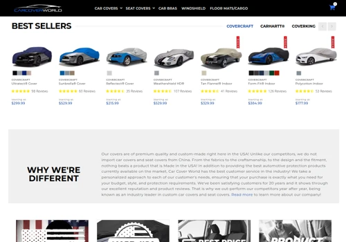 Magento 2 Website Development with Custom Vehicle