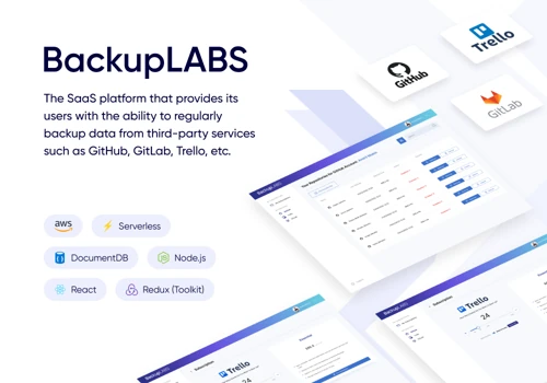 BackupLABS - B2B SaaS Platform for Backing up Data