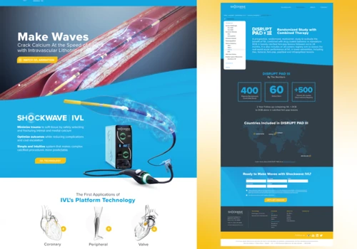 Shockwave Medical Website Redesign