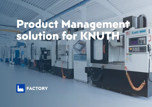Product Management solution for KNUTH
