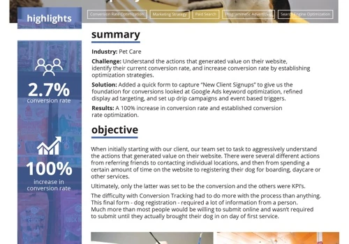 Increased Conversion Rate Over Time